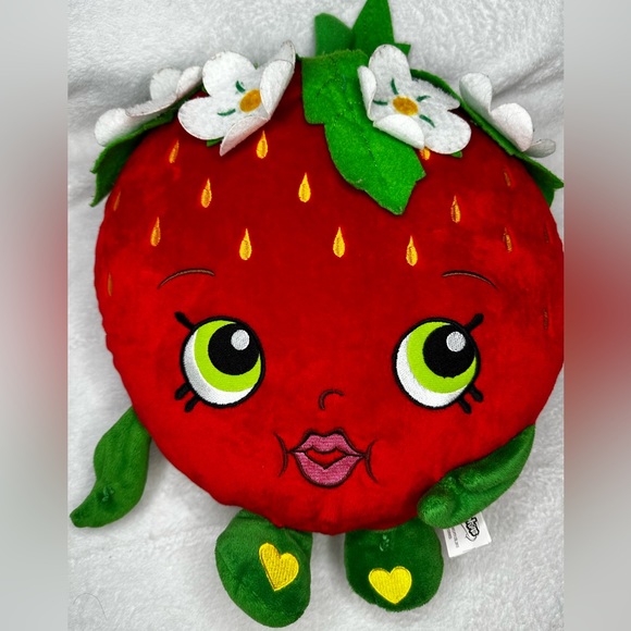 🍓Strawberry Kiss Shopkins Plush- preloved - Picture 1 of 9